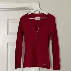 Y2K Aeropostale Waffle Thermal Henley